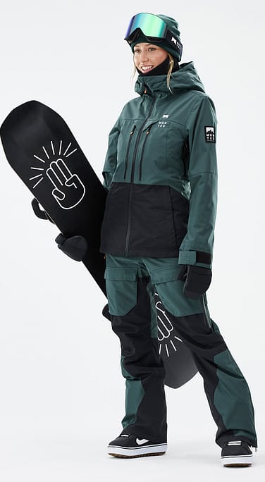 Montec Moss W Snowboard Outfit Damen Dark Atlantic/Black
