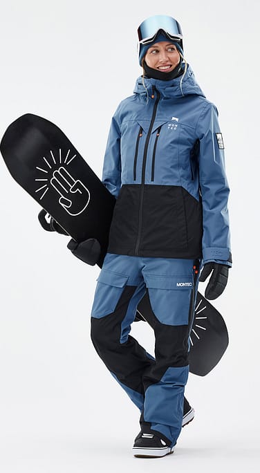Montec Moss W Snowboard Outfit Damen Blue Steel/Black