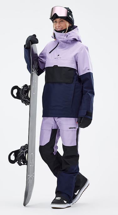 Montec Dune W Snowboard Outfit Damen Faded Violet/Black/Dark Blue