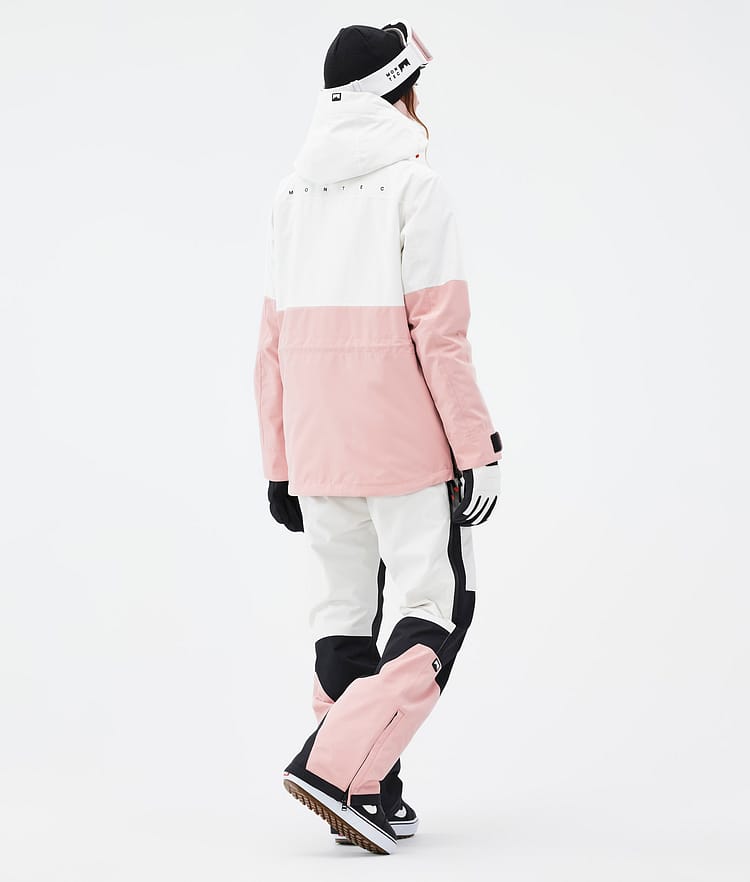 Montec Dune W Snowboard Outfit Damen Old White/Black/Soft Pink