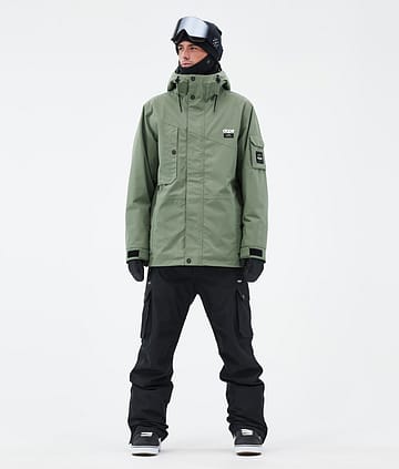 Dope Adept Snowboard Outfit Moss Green/Blackout
