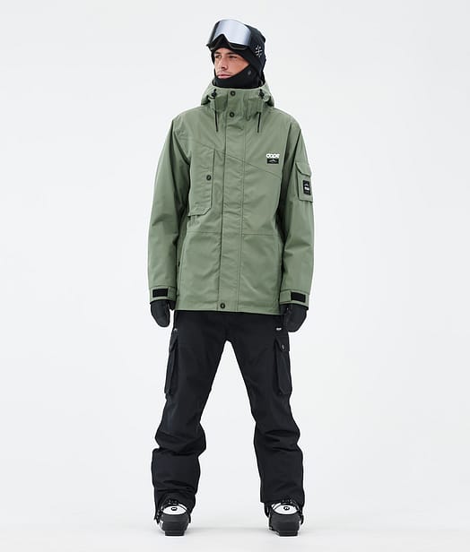 Dope Adept Ski Outfit Moss Green/Blackout
