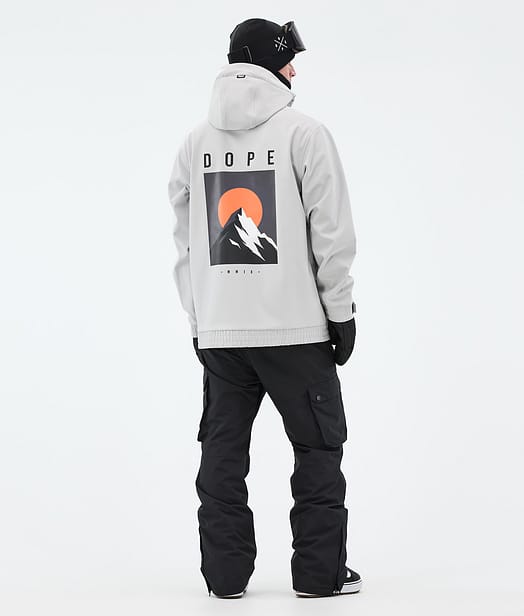 Dope Yeti Snowboard Outfit Light Grey/Black