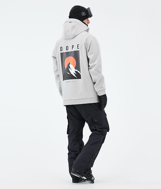 Dope Yeti Ski Outfit Light Grey/Black