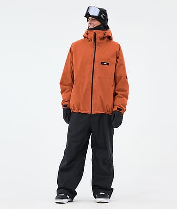 Dope Spartan Snowboard Outfit Herren Burned Orange/Black