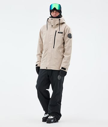 Dope Blizzard Full Zip Ski Outfit Herren Sand/Black
