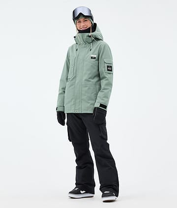 Dope Adept W Snowboard Outfit Damen Faded Green/Black