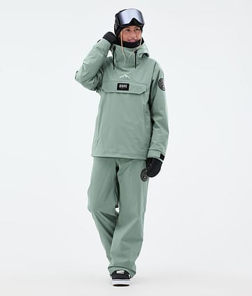 Dope Blizzard W Snowboard Outfit Damen Faded Green