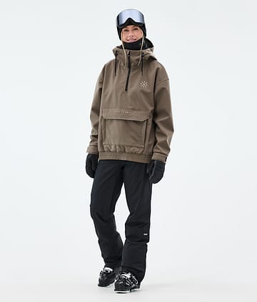Dope Cyclone W Ski Outfit Damen Walnut/Black