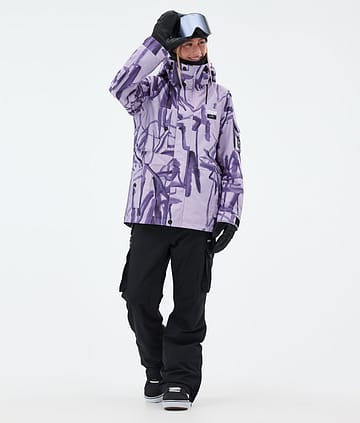 Dope Adept W Snowboard Outfit Damen Scribble Purple/Black