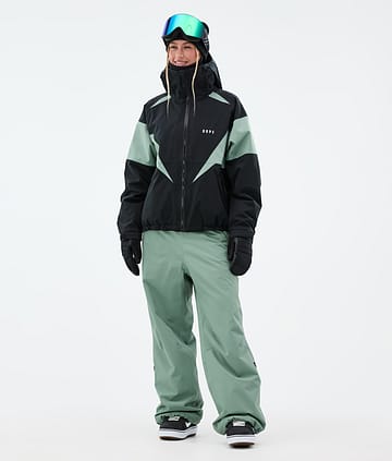 Dope Spartan W Snowboard Outfit Damen Black/Faded Green