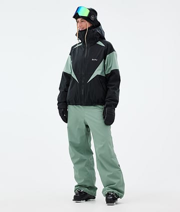 Dope Spartan W Ski Outfit Damen Black/Faded Green