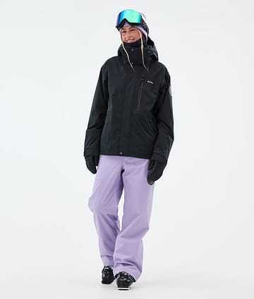 Dope Blizzard W Full Zip Ski Outfit Damen Black/Faded Violet