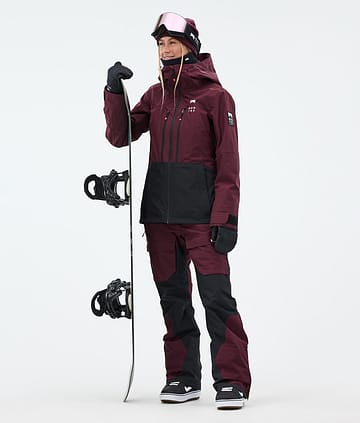 Montec Moss W Snowboard Outfit Damen Burgundy/Black