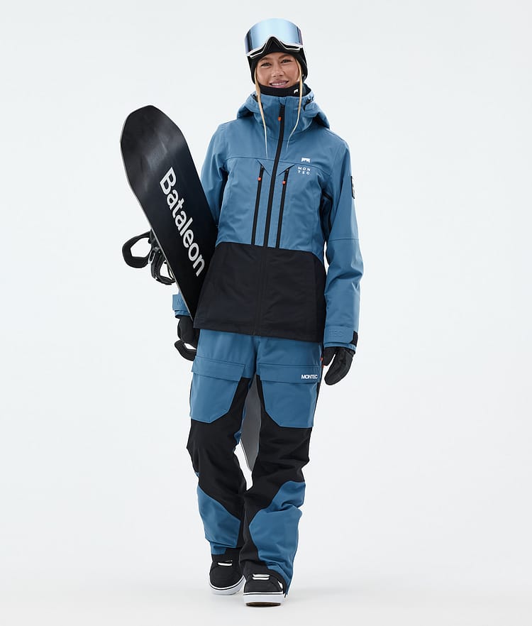 Montec Moss W Snowboard Outfit Damen Blue Steel/Black, Image 1 of 2