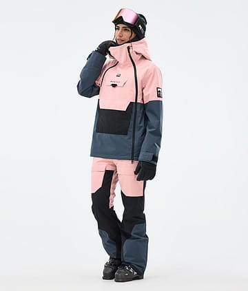 Montec Doom W Ski Outfit Damen Soft Pink/Black/Metal Blue