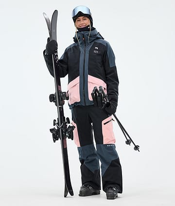 Montec Morpheus W Ski Outfit Damen Metal Blue/Black/Soft Pink