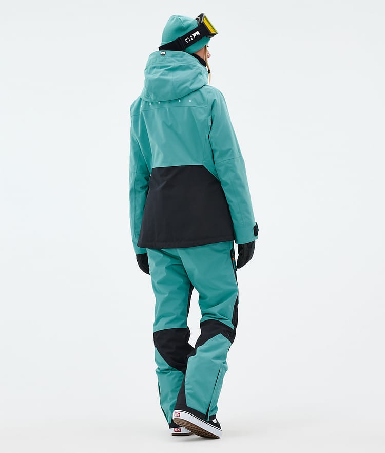 Montec Moss W Snowboard Outfit Damen Turquoise/Black, Image 2 of 2