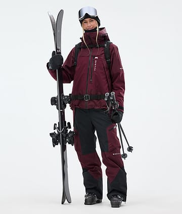 Montec Oracle W Ski Outfit Damen Burgundy