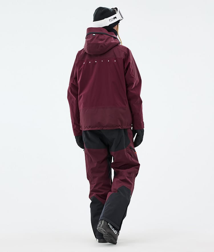 Montec Oracle W Ski Outfit Damen Burgundy/Black, Image 2 of 2