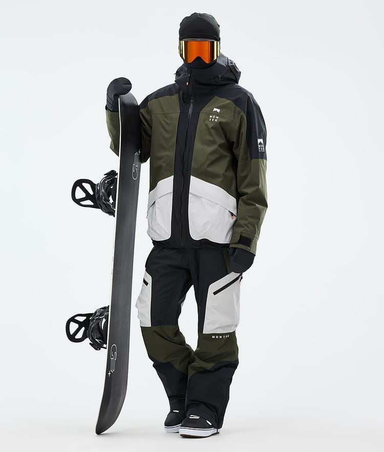 Montec Morpheus Snowboard Outfit Herren Black/Olive Green/Light Grey, Image 1 of 2