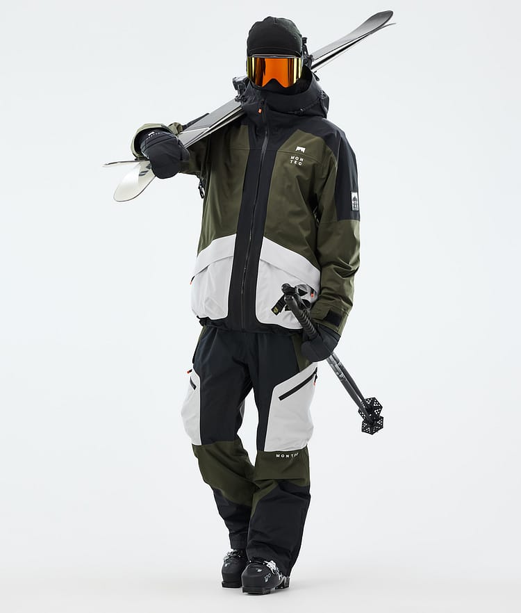 Montec Morpheus Ski Outfit Herren Black/Olive Green/Light Grey, Image 1 of 2