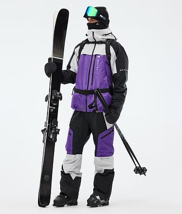 Montec Oracle Ski Outfit Herren Light Grey/Black/Vivid Purple