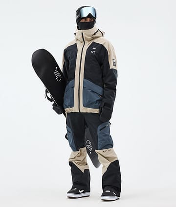 Montec Morpheus Snowboard Outfit Herren Sand/Black/Metal Blue